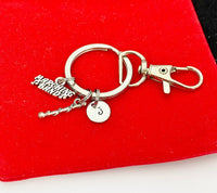 Drum Major Marching Band Keychain School Band Gift, Personalized Customized Jewelry Gifts, N1364A