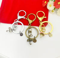 Umbrella Keychain Personalized Customized Jewelry Gifts N4780A