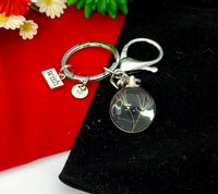 Dandelion Wish Keychain Birthday Gifts, Personalized Customized Jewelry Gifts, N1263A