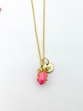 Gold Dragon Fruit Charm Necklace, N5292