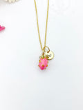 Gold Dragon Fruit Charm Necklace, N5292