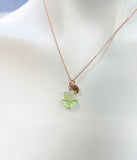 Rose Gold Tulip Necklace, Tulip Charm, Gardening Gifts, Personized Birthday Gifts, N5303A