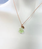 Rose Gold Tulip Necklace, Tulip Charm, Gardening Gifts, Personized Birthday Gifts, N5303A