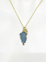 Gold Cute Black Cat Charm Necklace Personalized Customized Gifts, N5271