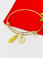 Gold Peanut Charm Bracelet Personalized Customized Gifts, N5126B