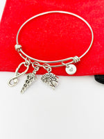 Silver Neurologists Bracelet Personalized Customized Gifts, N4002A