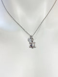 Silver Cute Turtle Charm Necklace Turtle Lover Gifts, Personalized Customized Gifts, N5340