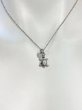 Silver Cute Turtle Charm Necklace Turtle Lover Gifts, Personalized Customized Gifts, N5340
