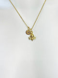 Gold Cute Bee Charm Necklace Queen Bee Gifts, Personalized Customized Gifts, N5341
