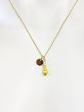 Gold Cute Artist Brush Pen Charm Necklace Artist Gifts, Personalized Customized Gifts, N5342