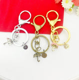 Umbrella Keychain Personalized Customized Jewelry Gifts N4780A