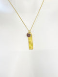 Gold Piano Keyboard Charm Necklace Musical Instrument Jewelry Gifts, Personalized Customized Gifts, N5350