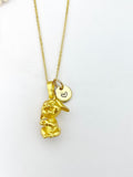 Gold Chinese Zodiac Signs Cute Pig Charm Necklace Birthday Teen Girl Gifts, Personalized Customized Gifts, N5286