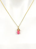 Gold Dragon Fruit Charm Necklace, N5292