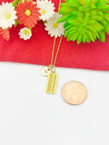 Gold Abacus Charm Necklace Accountant Jewelry Gifts, Personalized Customized Gifts, N5196B