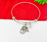 Silver Movie Film Charm Bracelet Movie Reel Filmmaker Jewelry Gifts, Personalized Customized Gifts, N85E