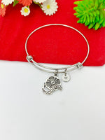 Silver Movie Film Charm Bracelet Movie Reel Filmmaker Jewelry Gifts, Personalized Customized Gifts, N85E