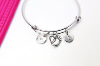 Silver Chicken Charm Bracelet Hen Rooster Jewelry Gifts, Personalized Customized Gifts, N310A