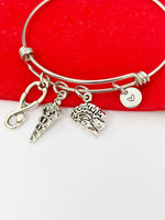 Silver Neurologists Bracelet Personalized Customized Gifts, N4002A