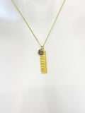 Gold Piano Keyboard Charm Necklace Musical Instrument Jewelry Gifts, Personalized Customized Gifts, N5350