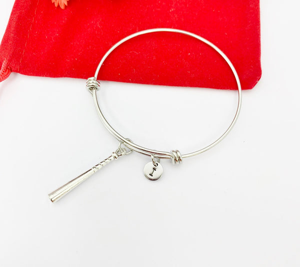 Silver Softball Bracelet Softball Sport Gifts, Personalized Customized Gifts, N1594A