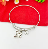 Silver Binocular Bracelet Binocular Adventures Jewelry Gifts, Personalized Customized Gifts, N293A
