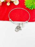 Silver Movie Film Charm Bracelet Movie Reel Filmmaker Jewelry Gifts, Personalized Customized Gifts, N85E