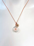 Real Dried Press Flower Necklace, Japanese Girlfriend Gift, N3162A