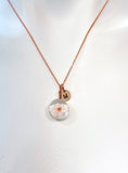Real Dried Press Flower Necklace, Japanese Girlfriend Gift, N3162A