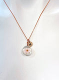 Real Dried Press Flower Necklace, Japanese Girlfriend Gift, N3162A