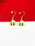 Gold Bee Charm Earrings, Best Seller Christmas Gifts for Girls, N3137A