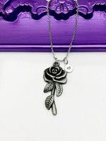 Black Rose Necklace Best Seller Halloween Gifts, N5108A