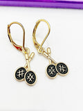 Gold Tennis Earrings N3285A