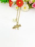 Gold German Shepherd Charm Necklace Best Seller Christmas Gifts, N474