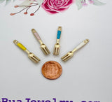 Gold Fork Charm Necklace, Initial Pendant, Christmas Gift