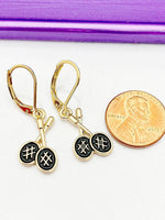 Gold Tennis Earrings N3285A