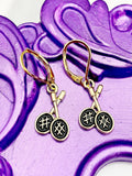Gold Tennis Earrings N3285A
