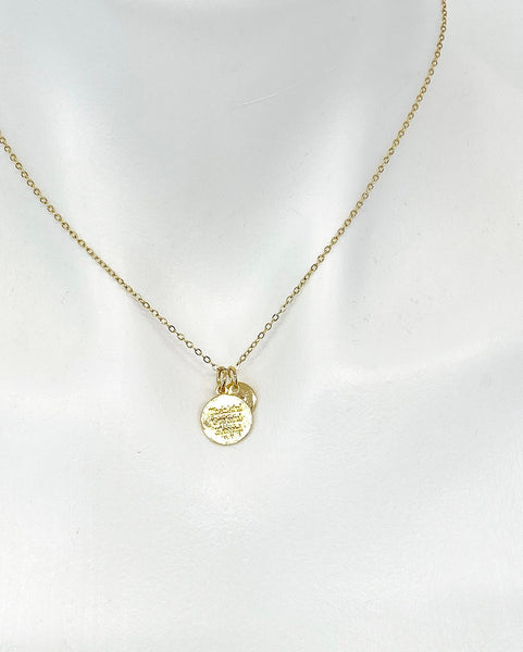 Gold Words Necklace Christmas Gifts, N3361