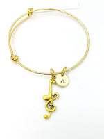 Gold Music Note Bracelet Christmas Gifts, N4938