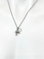 Silver Fortune Cookie Necklace Birthday Gifts, Personalized Gifts, N432