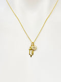 Gold Medical Injection Syringe Charm Necklace Best Christmas Gifts for Doctor Nurse, N2979A