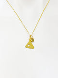 Gold Beaker Charm Necklace Christmas Gifts for Researcher, N4186