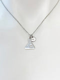 Silver Beaker Charm Necklace Christmas Gifts for Researcher, N4186A