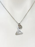 Silver Beaker Charm Necklace Christmas Gifts for Researcher, N4186A