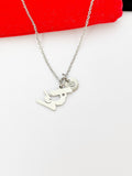 Silver Microscope Charm Necklace Christmas Gifts, N4809