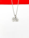 Silver Best Mom Charm Necklace Christmas Gifts, N2656