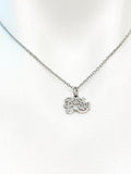 Silver Best Mom Charm Necklace Christmas Gifts, N2656