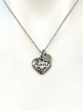 Silver Aunt Charm Necklace Christmas Gifts, N3632
