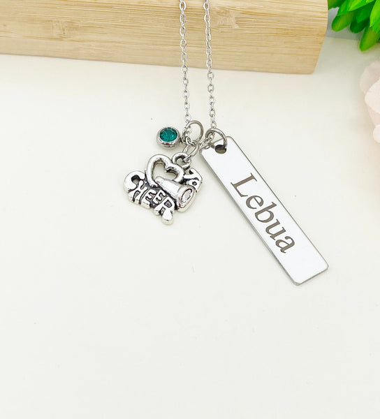 Silver I Heart to Cheer Necklace Best Christmas Gifts for Cheerleader, School Sport Cheer Gifts, D011