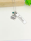 Silver I Heart to Cheer Necklace Best Christmas Gifts for Cheerleader, School Sport Cheer Gifts, D011